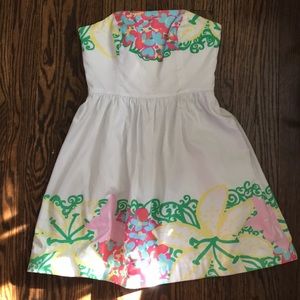 Lilly Pulitzer strapless dress
